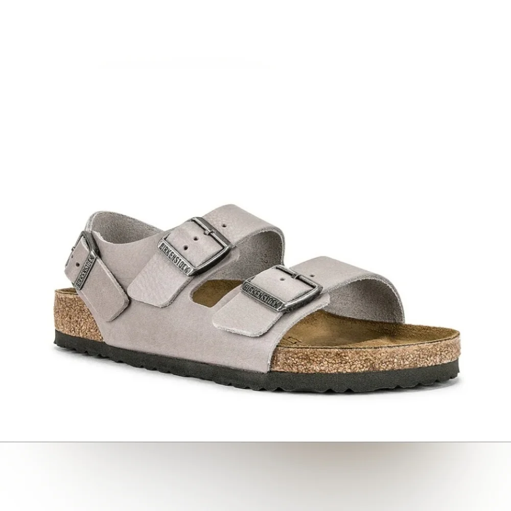 Birkenstock Men's Milano Sandal, Vintage Stone Coin